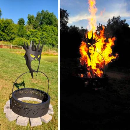 This Lord Of The Rings Fire Pit Ring Is A Must For LOTR Lovers