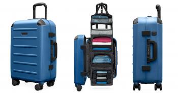 This Luggage Has a Built-in Closet, Is Perfect For Frequent Travelers