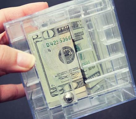 This Money Maze Bank Makes You Solve A Puzzle To Get Your Money Out