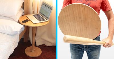 This Nightstand Turns Into a Bat and Shield For Self-Defense