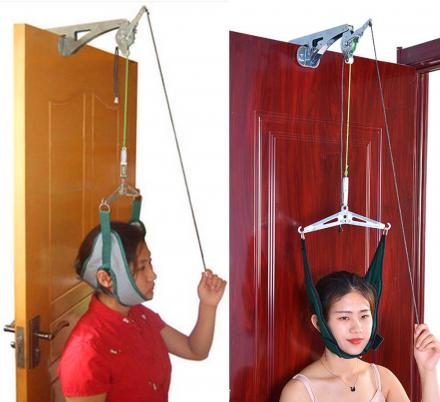 This Over-The-Door Mechanism Lets You Stretch Your Neck For Pain Relief
