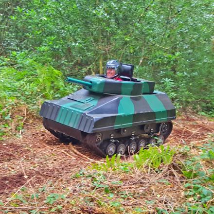 This Paintball Company Lets You Drive Mini Tanks During Your Paintball Battle