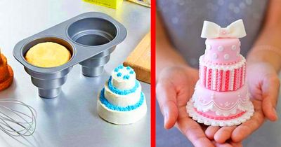 This Pan Lets You Create Mini Multi-Tiered Wedding Cakes