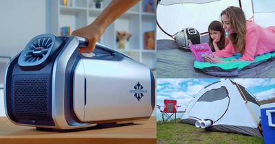 This Portable Battery Powered Air-Conditioner Is Perfect For Camping or Working Outdoors