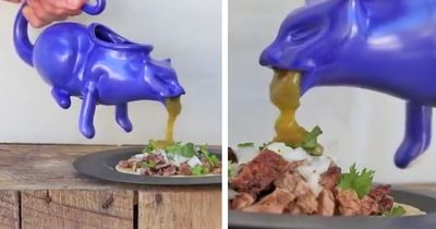This Puking Cat Gravy Boat Might Be The Greatest Way To Serve Sauce At Dinner