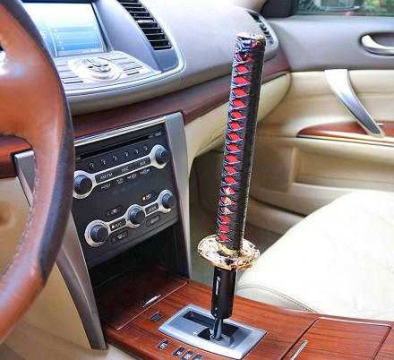 This Samurai Sword Gear Stick Shifter Is The Only Proper Way For a Ninja To Drive