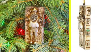 This Santa Stuck In Carbonite Christmas Ornament Is Perfect For Star Wars Lovers
