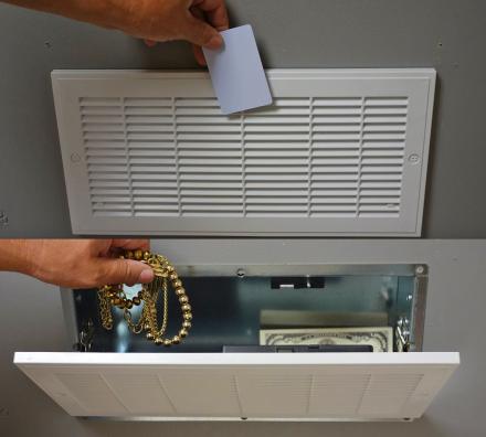 This Secret Vent Stash Safe Requires an RFID Security Card To Open It