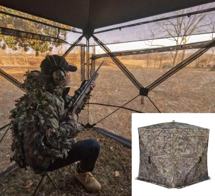 This See Through Hunting Blind Is Like a Two-Way Mirror In Tent Form