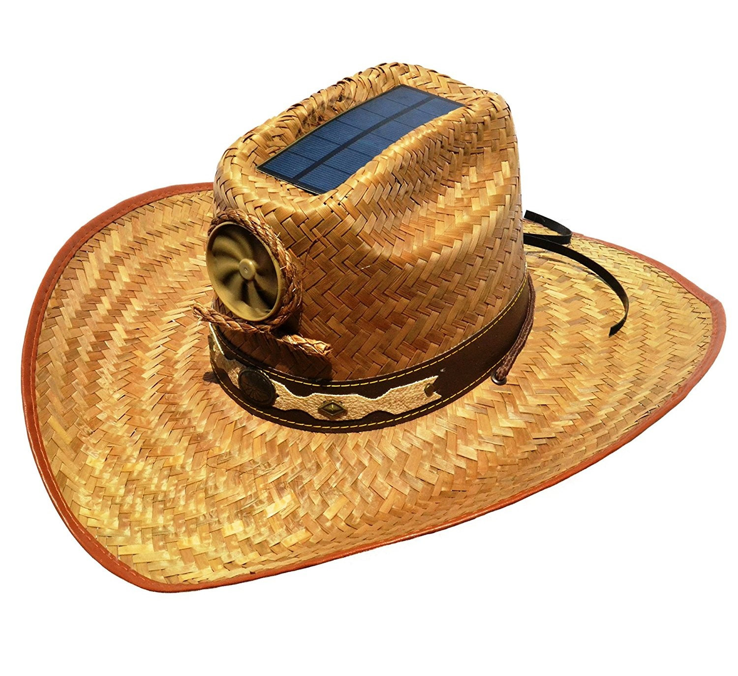 This Solar Powered Fan Hat Keeps Your Noggin Cool While Working Out In