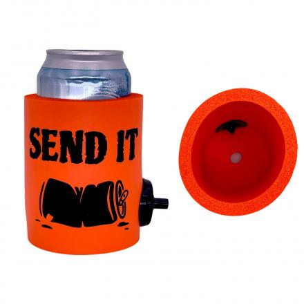 SEND THE BEER GUY can koozie