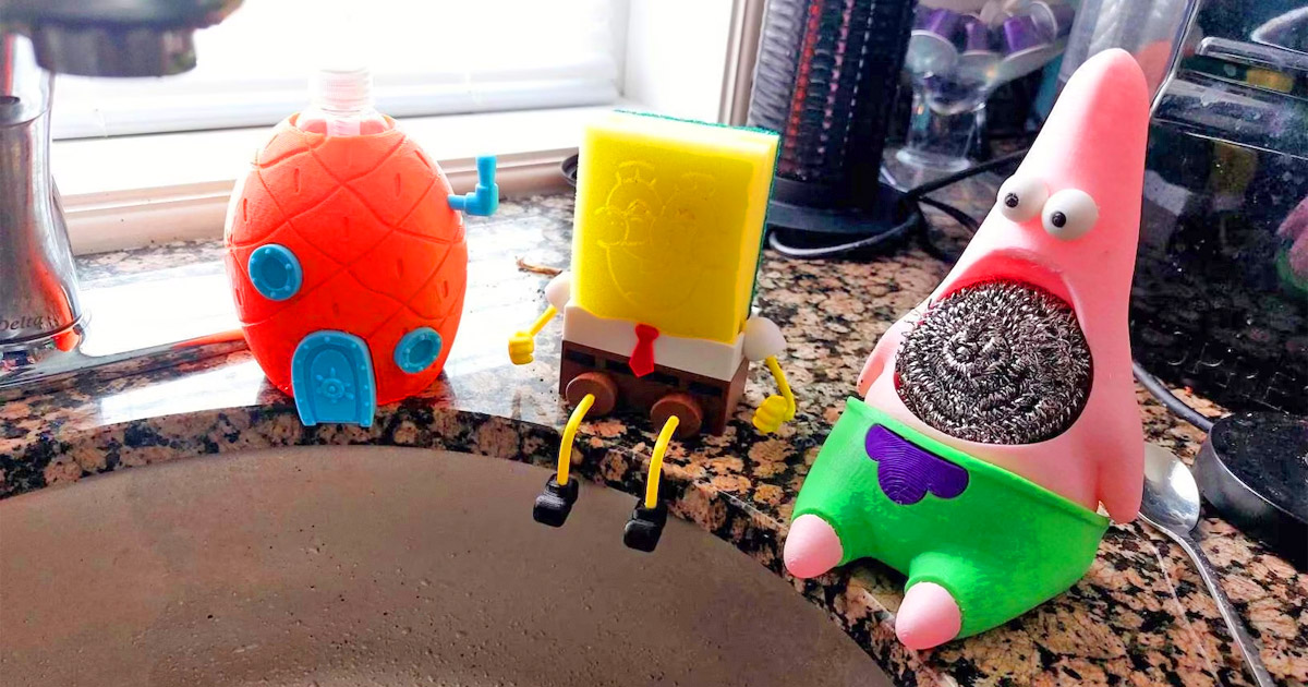 This Spongebob Soap And Sponge Set Is The Ultimate Way To Clean Dishes