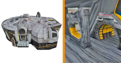 This Star Wars Millennium Falcon Bounce House Lets You Jump To Light Speed