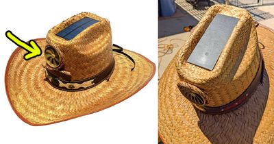 This Solar Powered Fan Hat Keeps Your Noggin Cool While Working Out In The Sun
