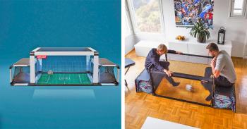 This Subsoccer Under-Table Soccer Game Makes For A Perfect Foosball Table Replacement This Subsoccer Under-Table Soccer Game Makes For A Perfect Foosball Table Replacement