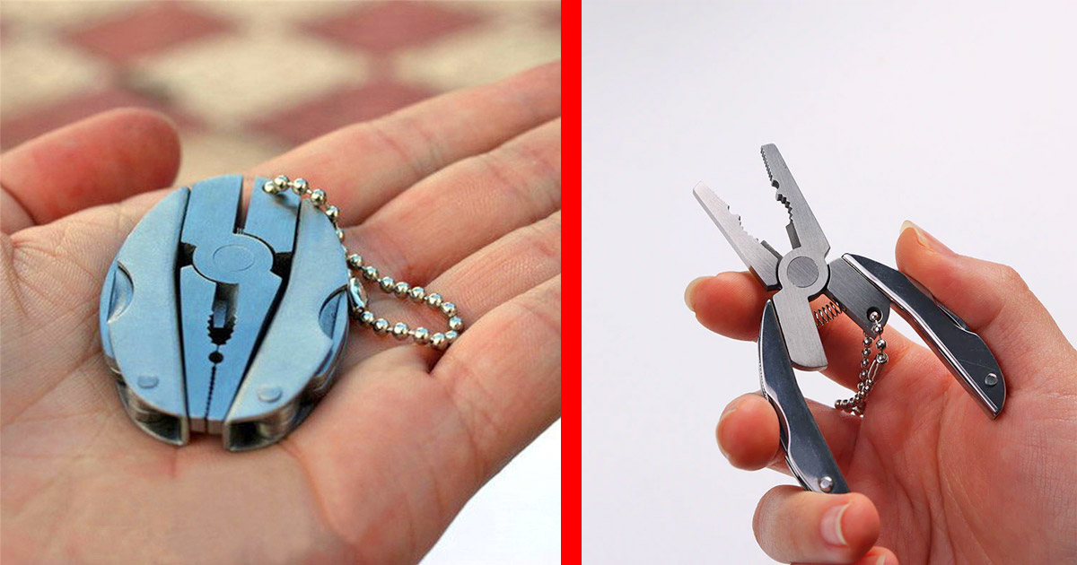 These Super-Tiny Folding Pliers Will Get You Out Of The Tiniest Of Jams