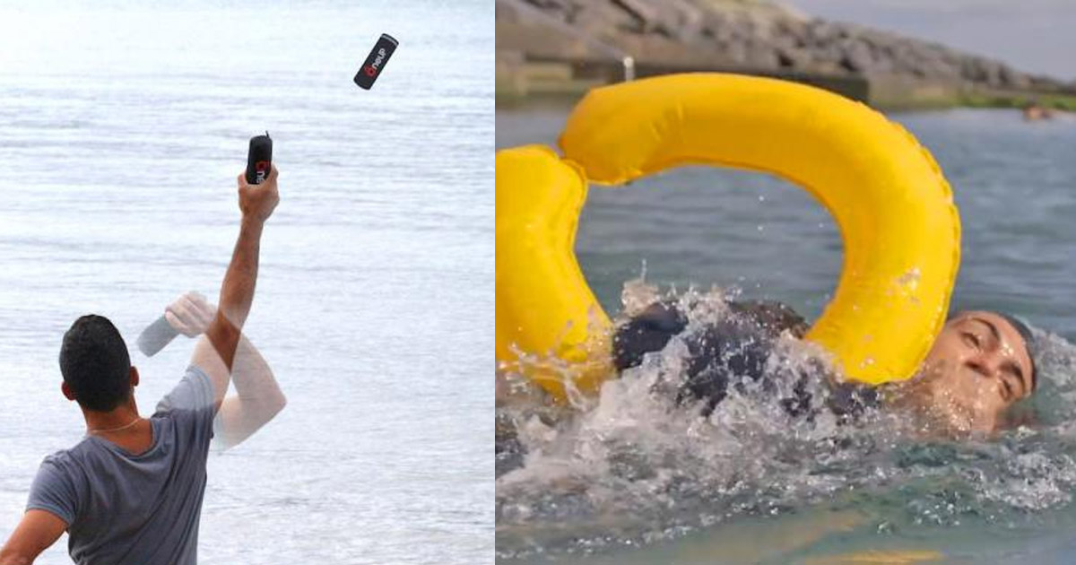 This Throwable LifePreserver Opens Upon Contact With