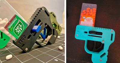 This Tic Tac Gun Shoots The Mini Breath Mints 15 Feet Across The Room