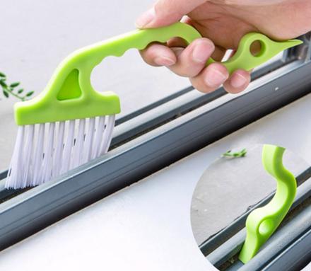 This Tiny Brush Helps You Clean Inside Window Tracks and Tight Areas