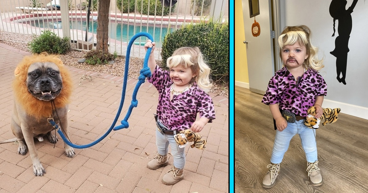 This Toddler Tiger King Costume Wins Halloween This Year