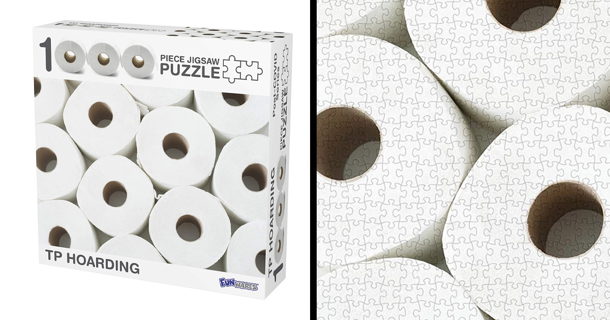 This Toilet Paper Jigsaw Puzzle Is Perfect For The Pandemic Hoarder In Your Life