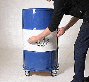 This Ultimate Toolbox Turns a Steel Drum Barrel Into a Rotating Tool Organizer