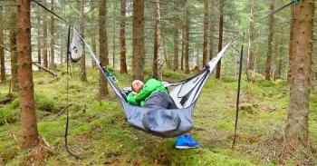 This Unique Lie Flat Hammock Lets You Actually Lay Flat While Camping