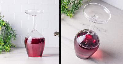 This Upside-Down Wine Glass Is Perfect For The Quirky Wine Drinker