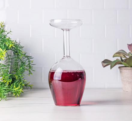 This Upside-Down Wine Glass Is Perfect For The Quirky Wine Drinker