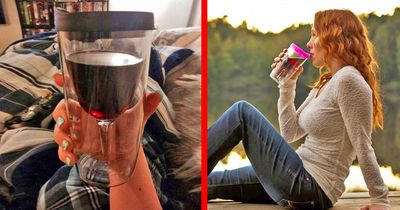 This Wine Glass Sippy Cup Lets You Drink Wine While On The Go