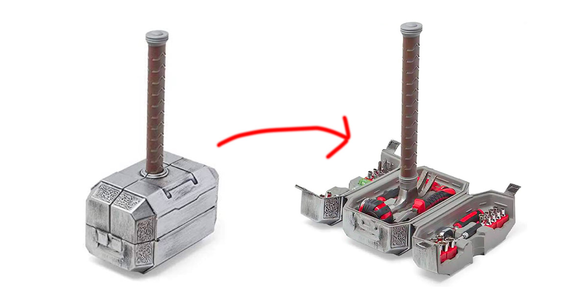 This Thor's Hammer Tool Set Is Perfect For Any Marvel Geek Handyman
