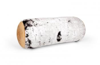 Realistic Birch Log Neck Pillow