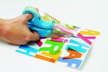 Scissor With Attached Tape Roll Scissor With Attached Tape Roll