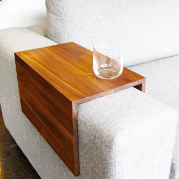 Wooden Couch Arm Table