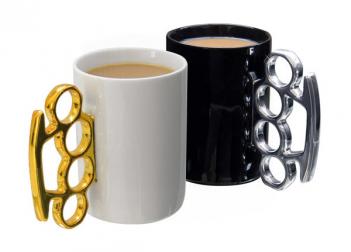 Brass Knuckle Coffee Mug
