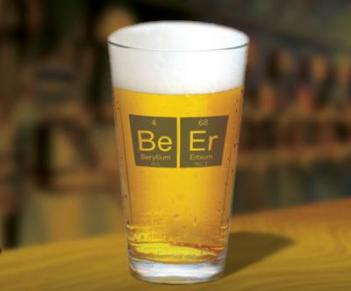 Periodic Beer Glass