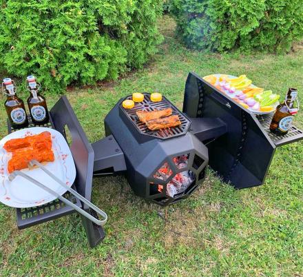 This Tie Fighter BBQ Grill Belongs In Every Stars Wars Lovers Backyard