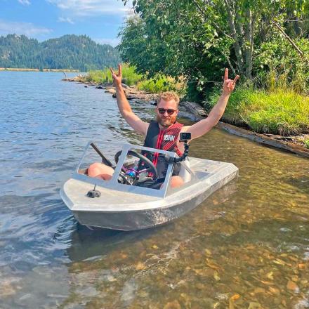 DIY low budget pedal boat 