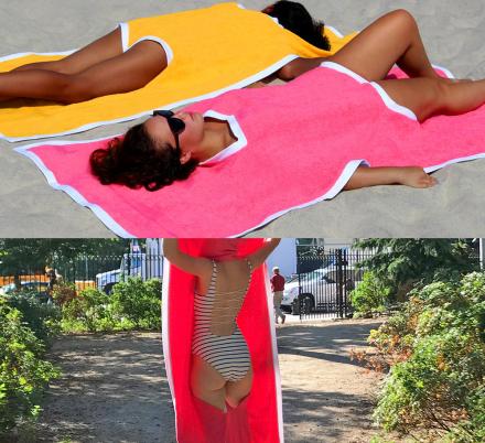 Towelkini Lets You Wear Your Towel To The Beach