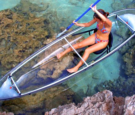 Transparent Kayak - See-Through Canoe