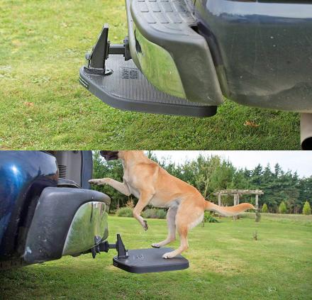 Twistep Hitch Dog Step Gives Your Dog Easy Access To Your SUV or Truck