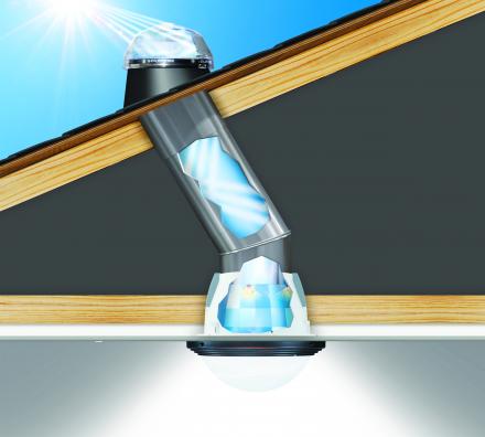 This Solar Tube Brings Natural Sunlight Into Dark Rooms Using No Electricity