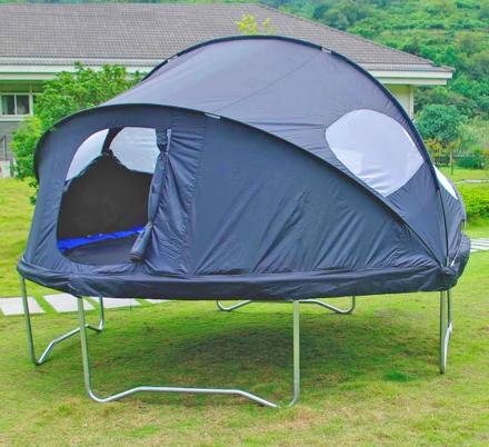 There's a Trampoline Tent Cover That Lets Your Kids Camp Out In