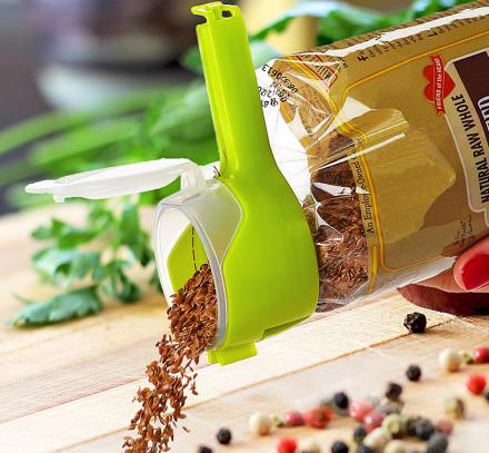 Twixit Seal and Pour Bag Clip Lets You Seal Any Bag and Give It a Lid
