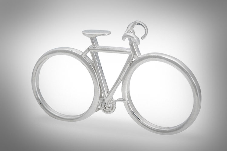 Two Fingered Bicycle Ring