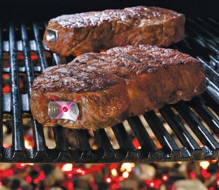 Ultimate Steak Thermometer Uses an LED Light To Tell You When Steak Is Done