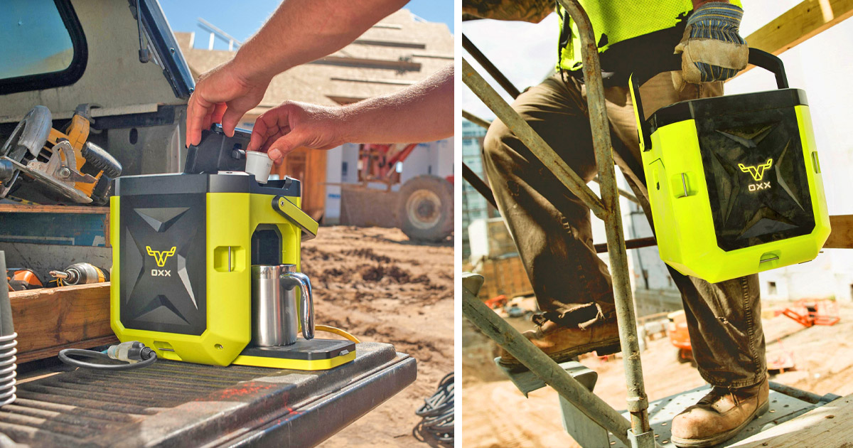 OXX Coffeeboxx Jobsite Coffee Maker in Green