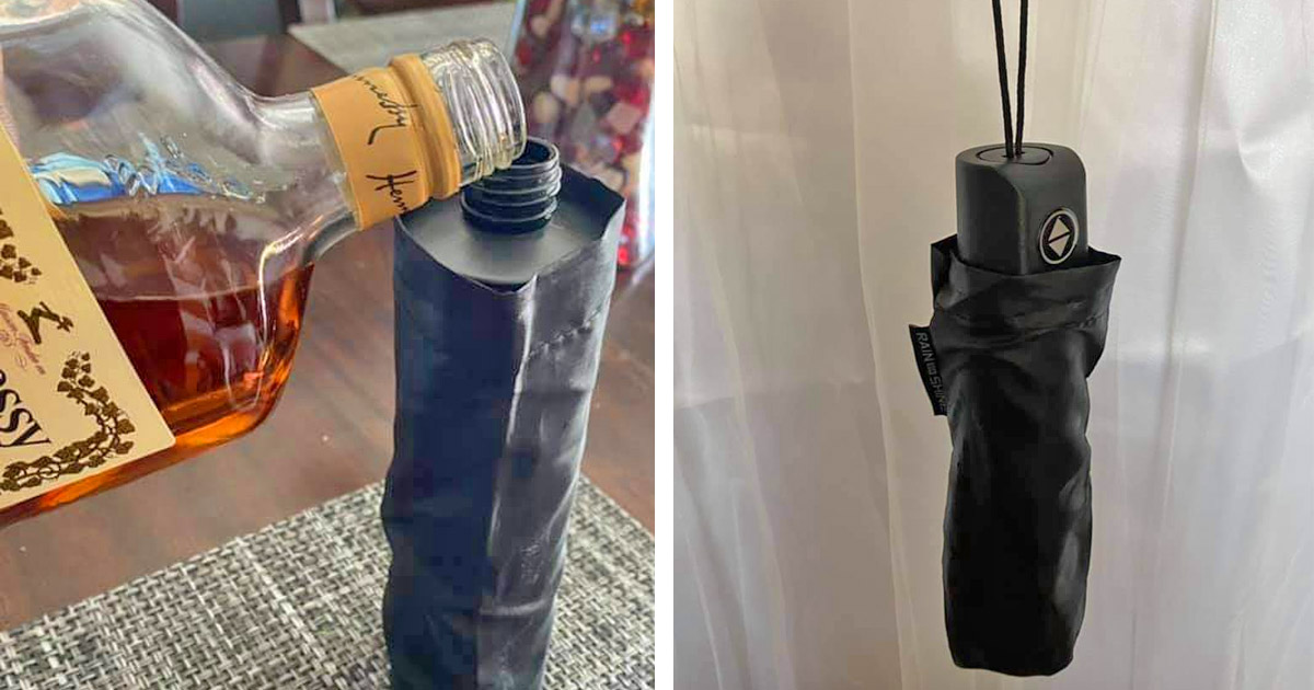 This Ingenious Umbrella Flask Lets You Sneak Booze Into Stadiums, Concerts