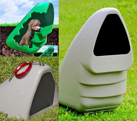 Underground Dog House Keeps Them Comfortable In Hot or Cold Weather