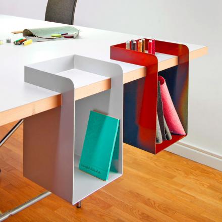 These Unique Hanging Desk Storage Compartments Are Pure Genius For Desks With No Drawers
